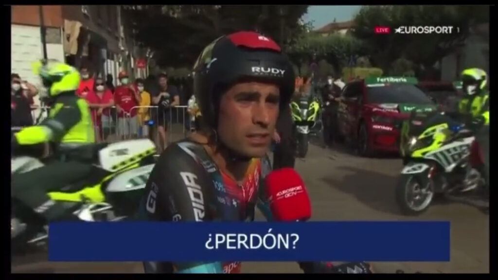 Landa en entrevista post etapa 1 Vuelta 2021