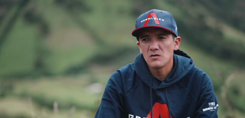 Richard Carapaz en Carchi