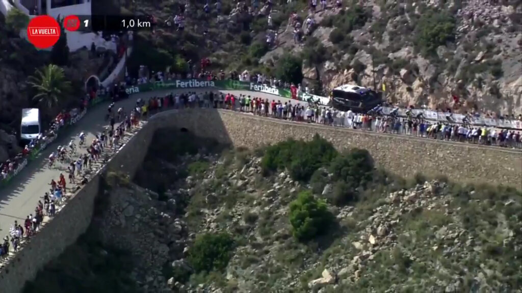 kilómetro final etapa 6 Vuelta 2021