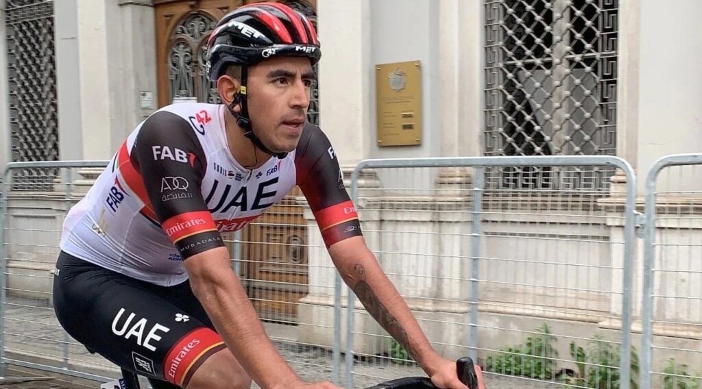 Sebastián Molano abandona Vuelta España 2021 caída