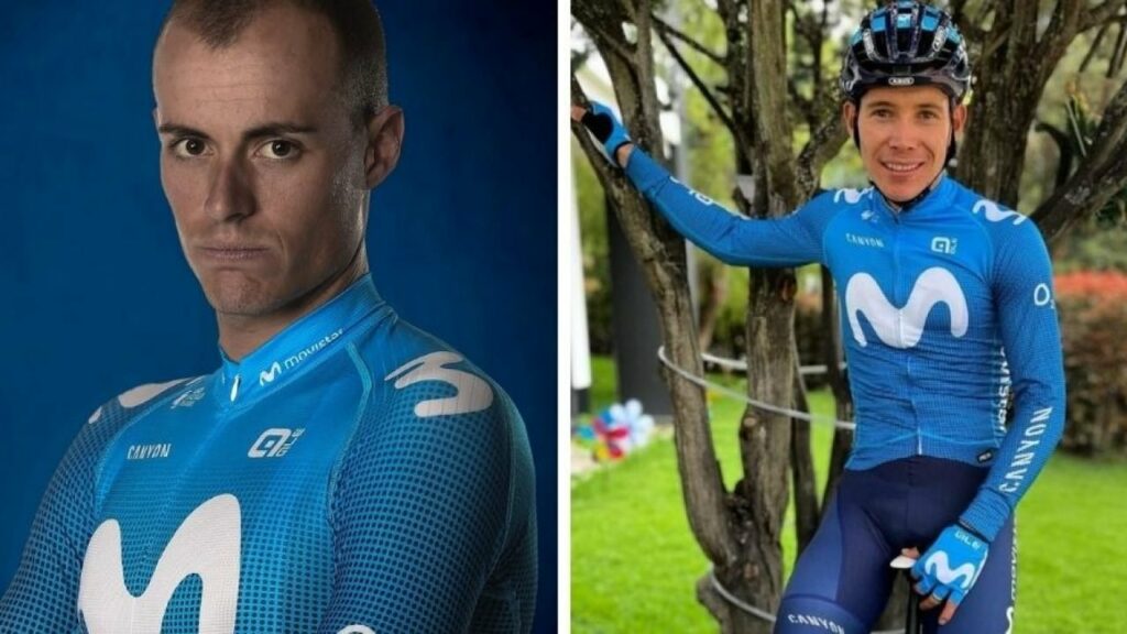 Enric López con uniforme Movistar