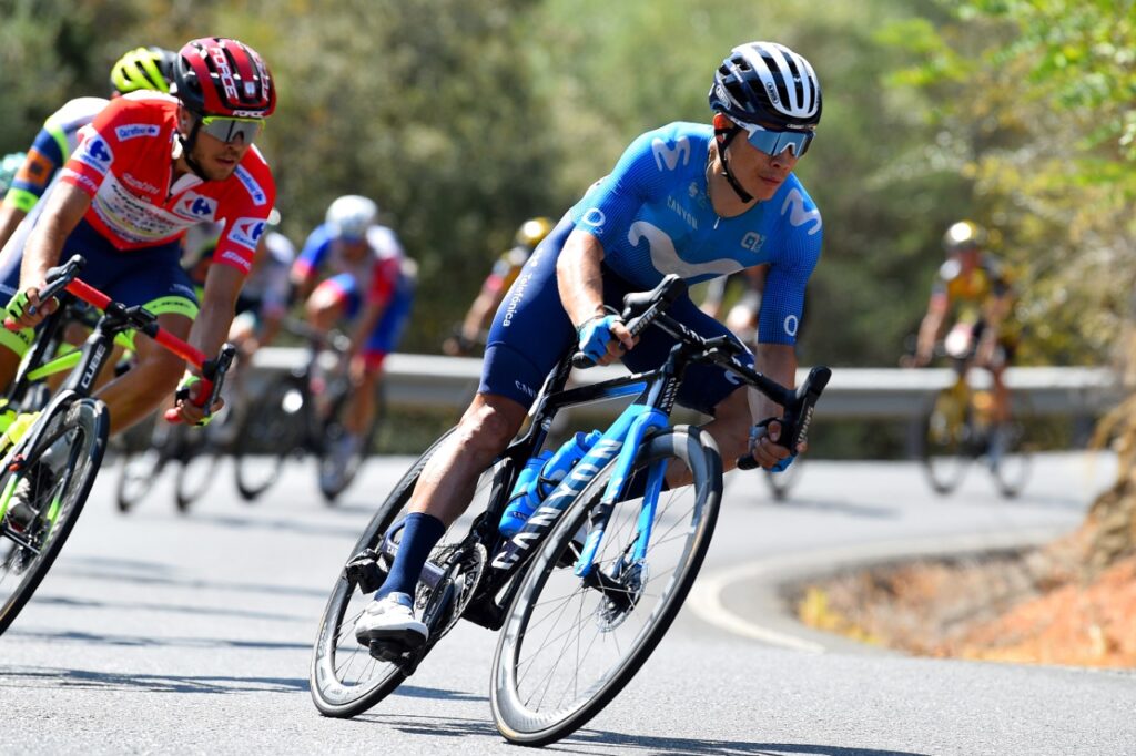 López descendiendo en La Vuelta