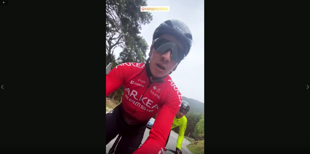 Dayer Nairo entrenamiento