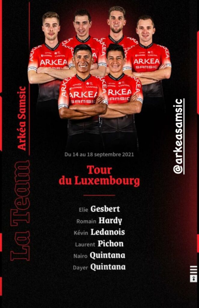 Nairo Quintana equipo Arkea Tour de Luxemburgo 2021