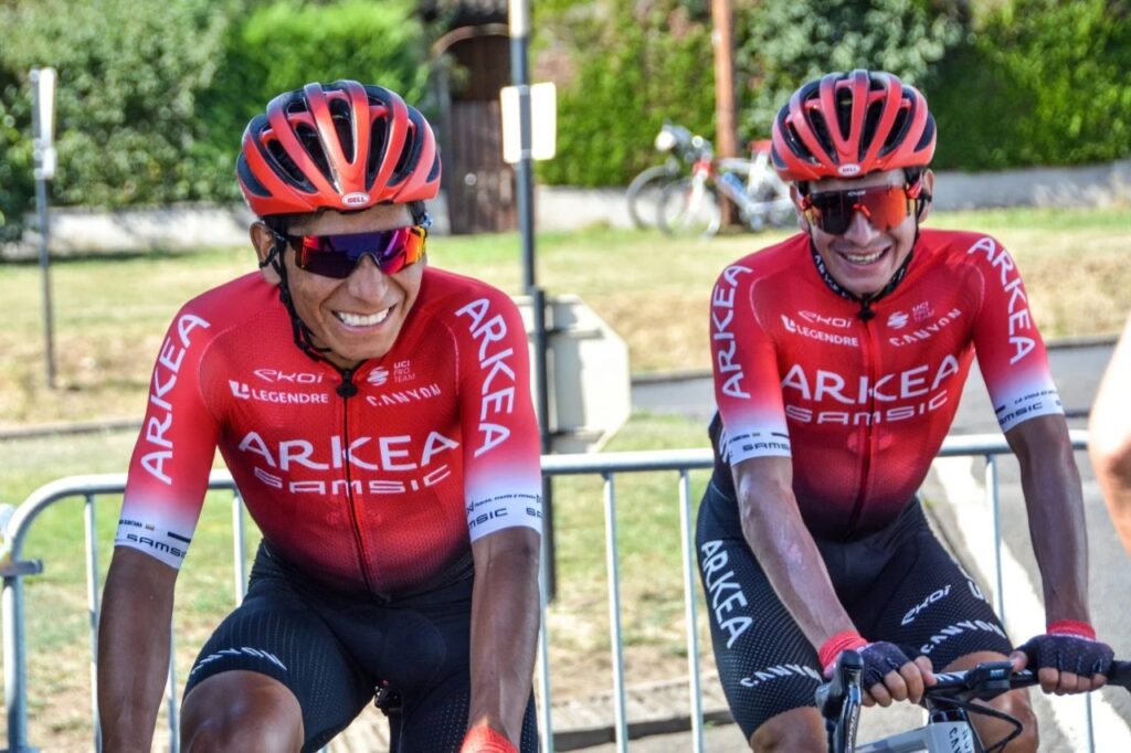 Dayer Nairo Quintana entrenamiento bajo la lluvia