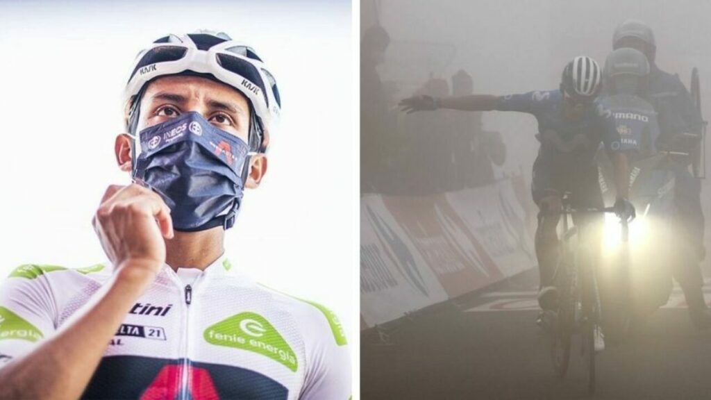 Egan López en Vuelta
