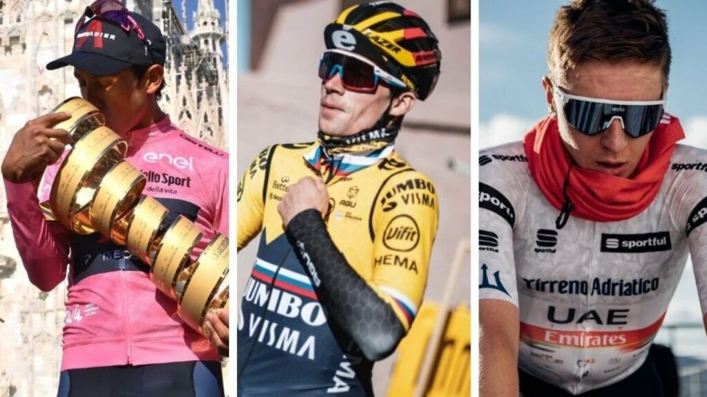 Egan Bernal Roglic Pogacar