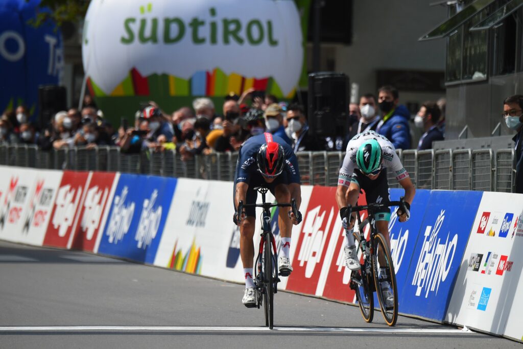 Moscon en el final de una etapa