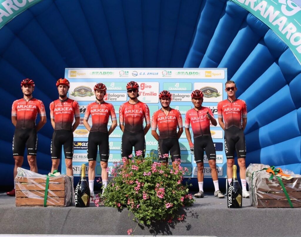 Arkea en Emilia con Nairo