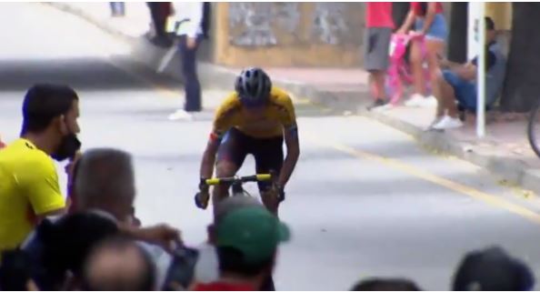 Jesús David Peña tras llegar al Worldtour