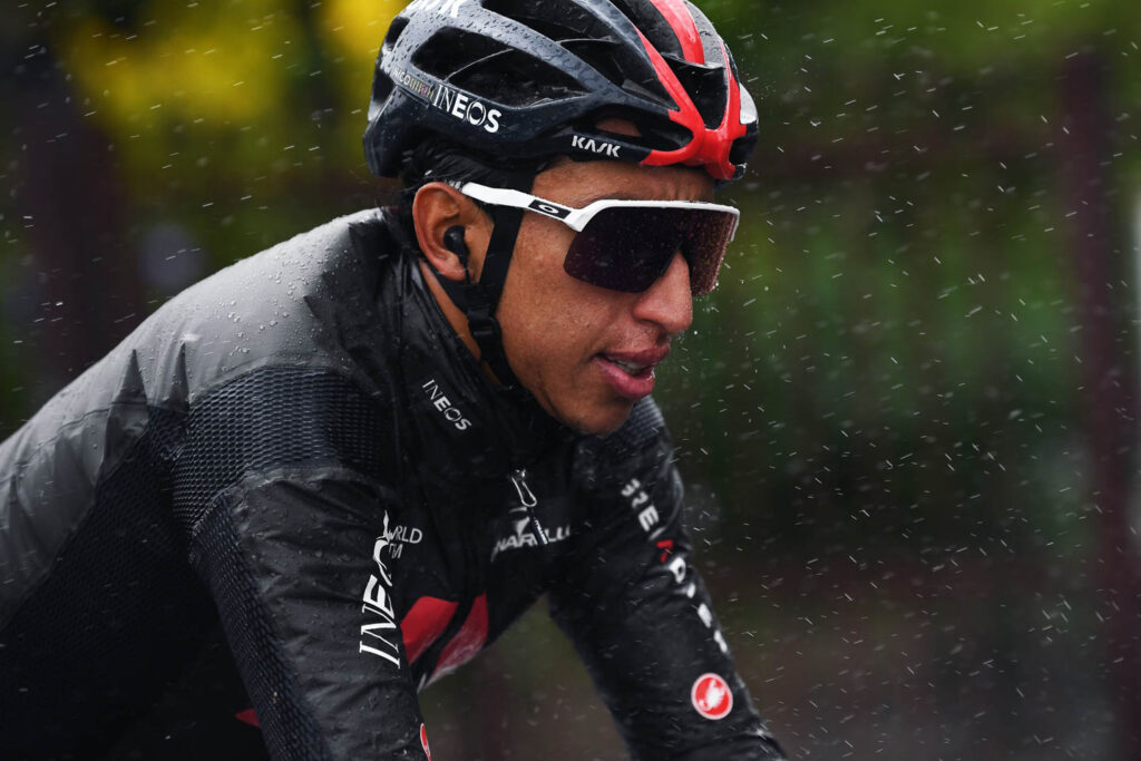 Egan Bernal y la foto donde se ve su entrenamiento para contrarreloj de cara al 2022
