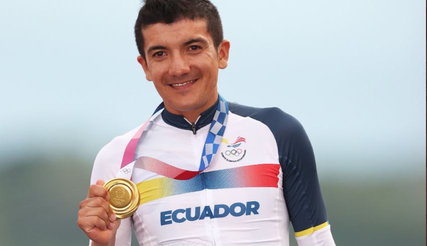Richard Carapaz gana el premio al mejor deportista del 2021 de Ecuador