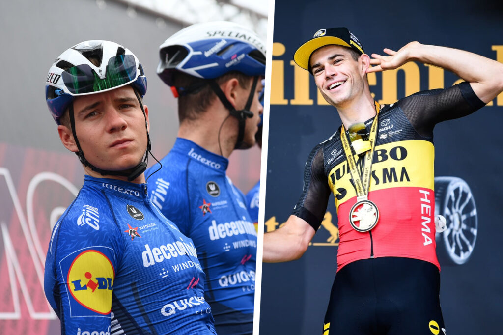 Wout van Aert le envía este directo mensaje a Evenepoel, sobre el Mundial de Ciclismo