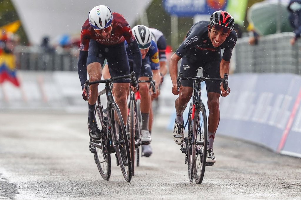 Egan Bernal, este fue el mural que le hicieron en su honor en Italia