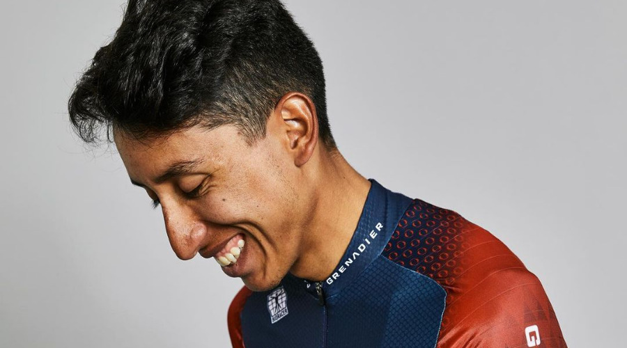 Egan Bernal sonriendo