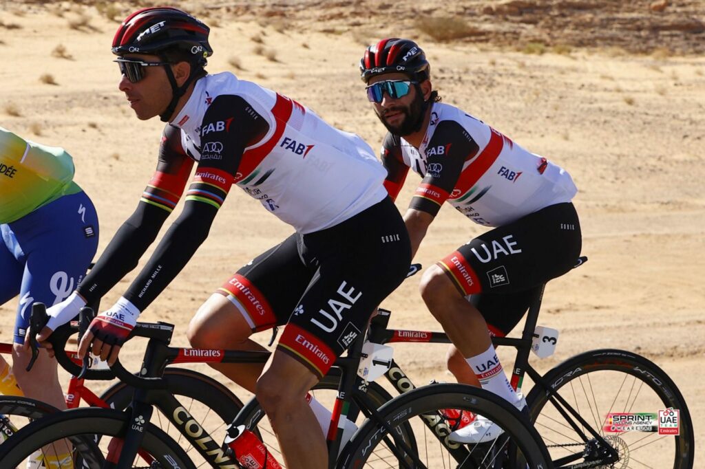 Tour Saudí 2022 Gaviria Podio etapa 1