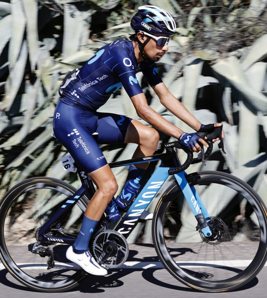 Iván Sosa en bicicleta