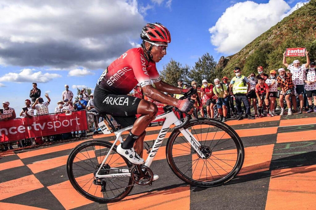 Nairo Quintana, este ha sido su punto de velocidad y desempeño más alto en el Arkea