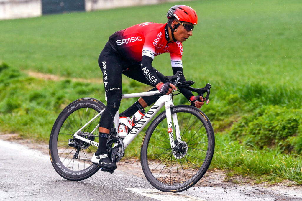 Nairo Quintana entrena con el Arkea