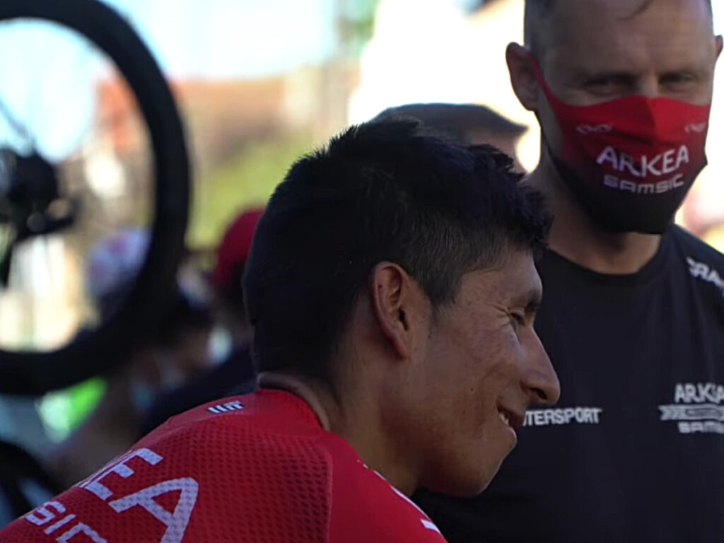 Nairo Quintana en entrenamiento
