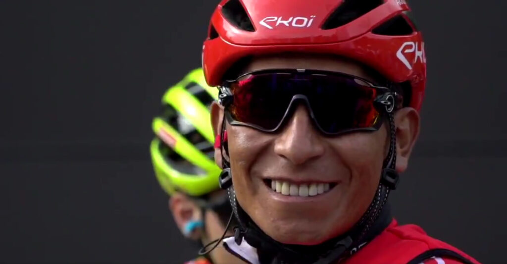 Nairo sonriendo