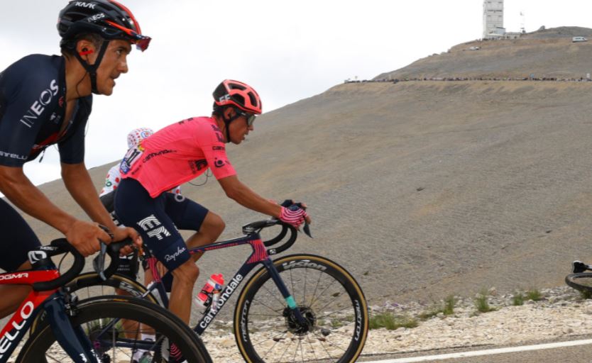 niño entrenamiento Rigo Urán Tom Dumoulin