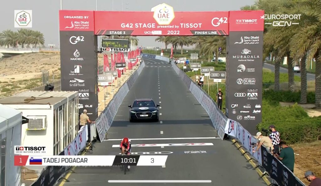 Tadej Pogacar crono UAE Tour