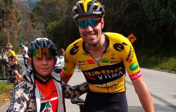 Ángel David con Tom DUmoulin