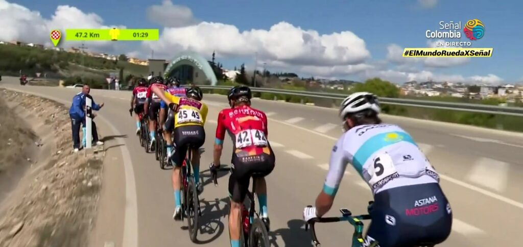 Ciclistas en competencia