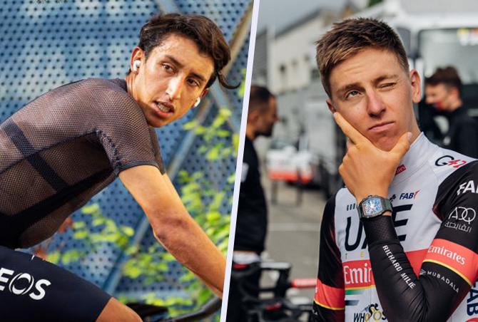 Egan Bernal Tadej Pogacar