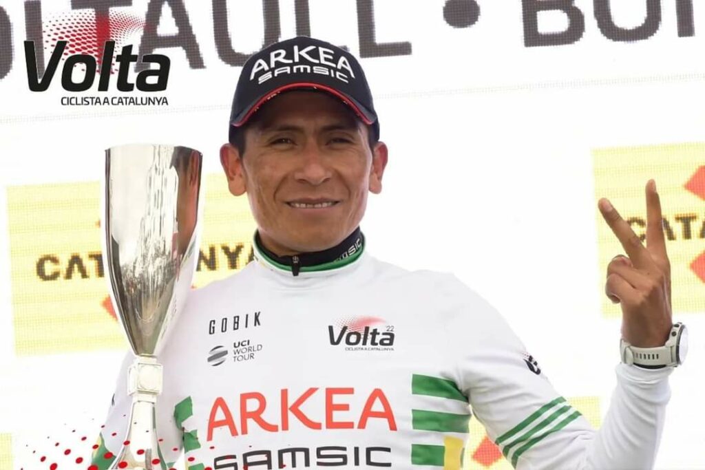 Nairo en podio en España