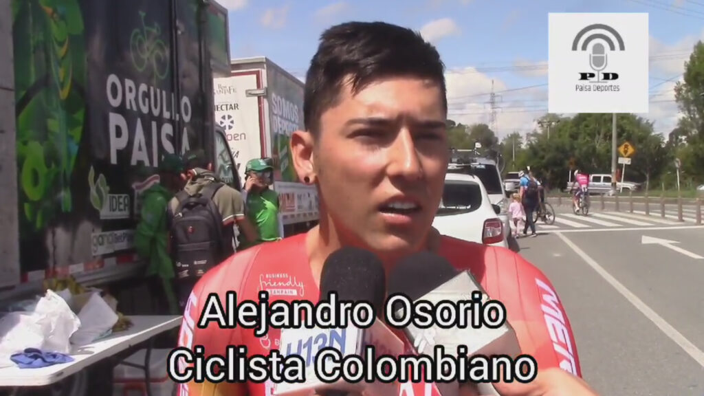 Osorio en entrevista en Colombia