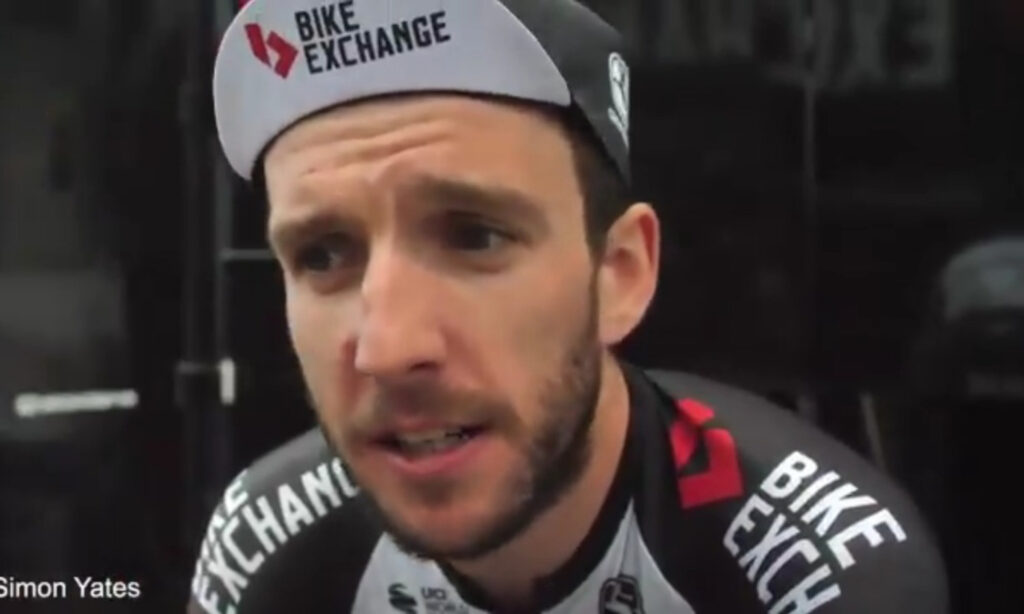Simon Yates rostro