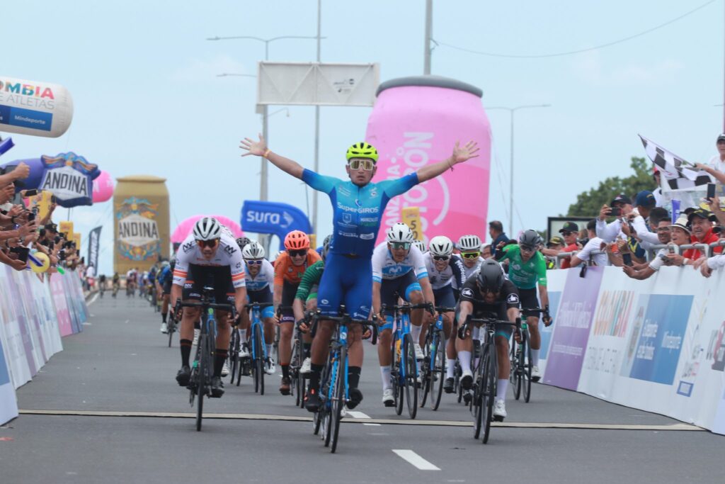 sprint en Cartagena Vuelta a Colombia